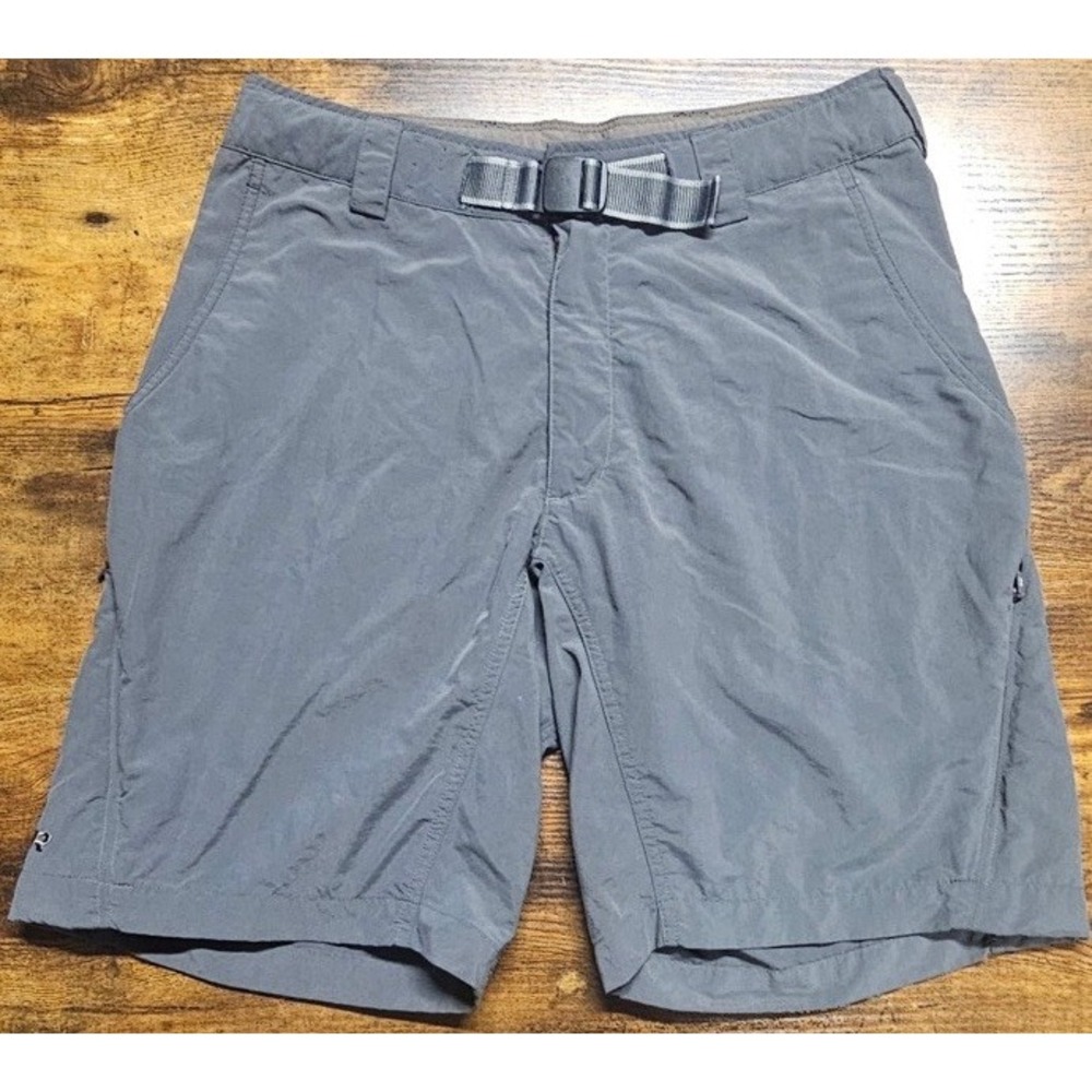Outdoor Research Equinox Gray Belted 100% Nylon Shorts Men's Size 30x9